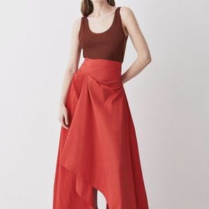 Elegant Red Women's Skirt